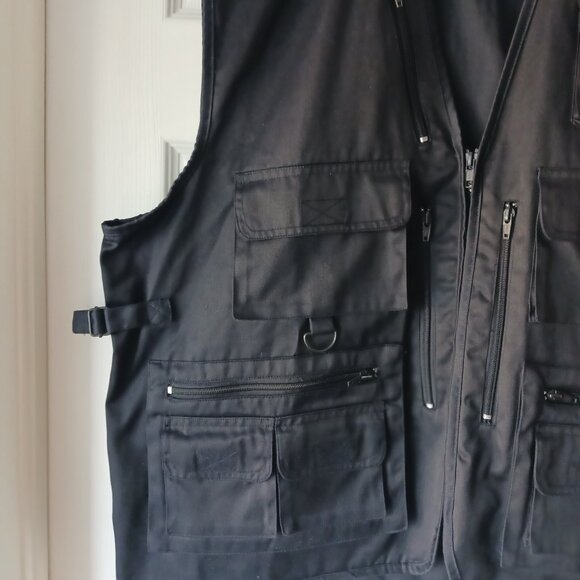 Safari Sport Men's Multi Pocket Utility Vest Fishing Hunting Hiking Tactical 4XL - Picture 5 of 12